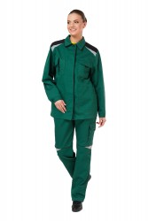 Костюм 'Алатау' зеленый/черный (женский) Артикул: КОС333