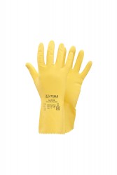Перчатки Ultima ULT120 Yellow Helper латесные, хозяйственные Артикул: ПЕР514